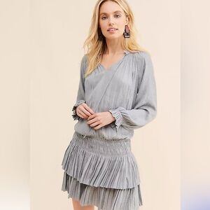 Current Air from Anthropologie  Gray Mini Dress